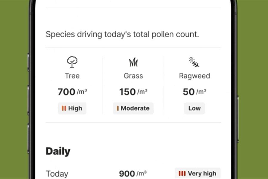 ​The Weather Channel app now predicts bad allergy days 