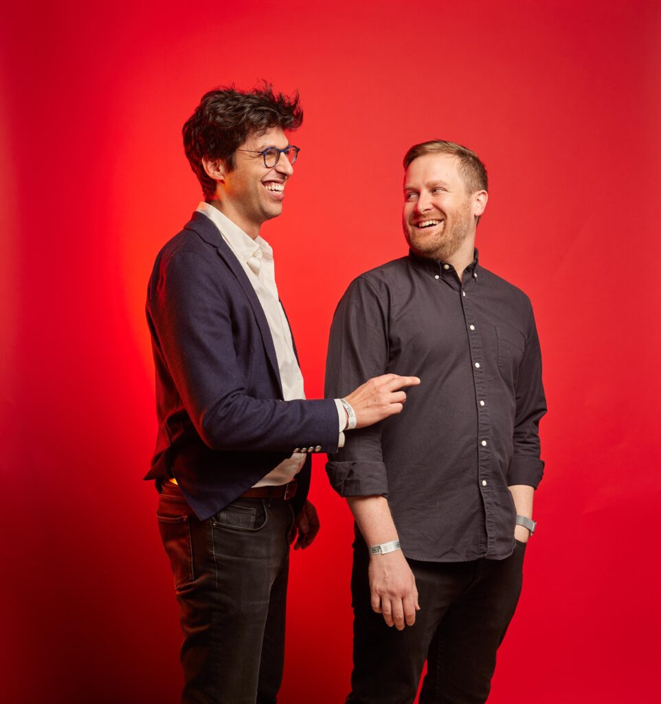 ​Switched on Pop’s Nate Sloan and Charlie Harding love fresh vegetables and guitar pedals 