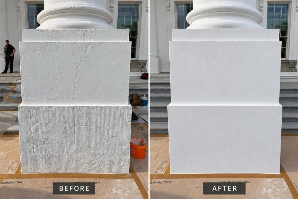 ​Trump posts AI-edited photo to brag about White House restoration work 