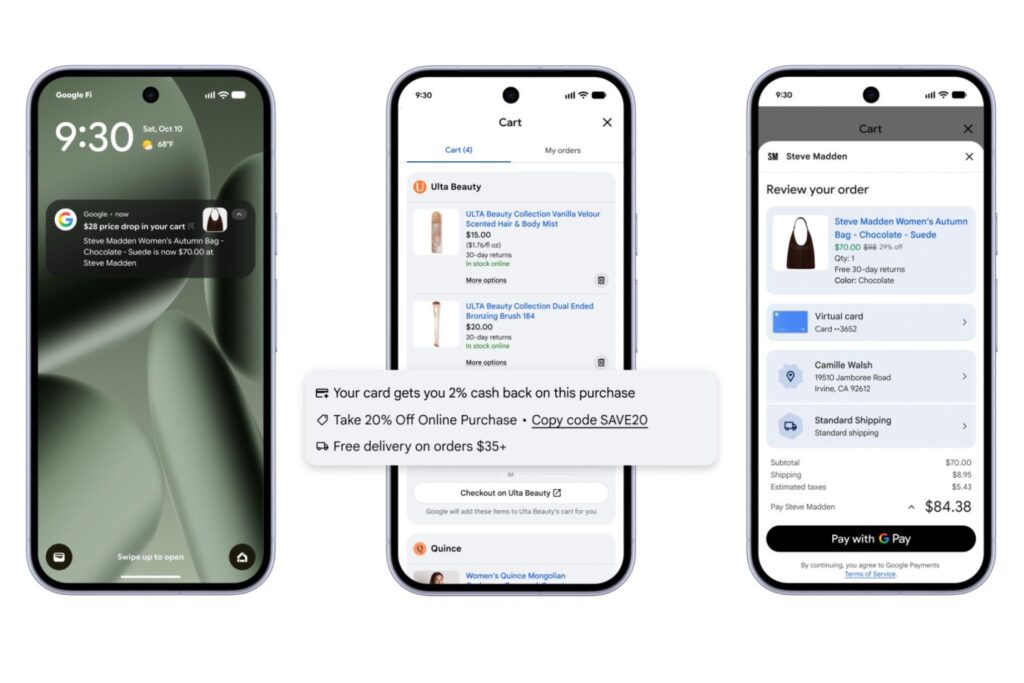 ​Google launches its ‘universal’ online shopping cart ahead of the holidays 