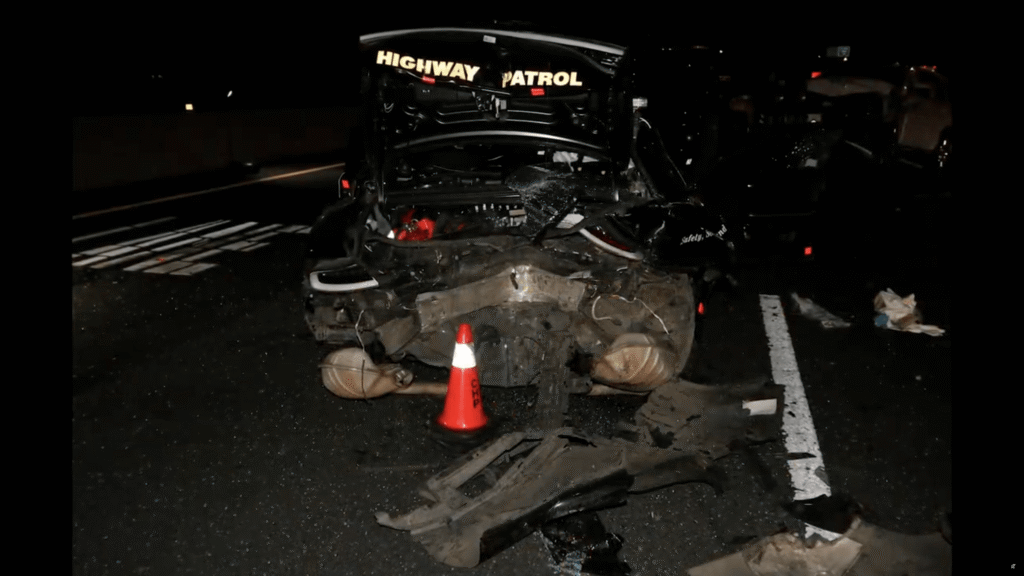 ​Tesla driver says he was asleep and using FSD when he crashed into highway patrol cars 